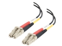C2G 10m LC-LC 50/125 OM2 Duplex Multimode PVC Fiber Optic Cable - Black - patch cable - 10 m - black