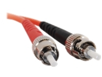 C2G ST-ST 62.5/125 OM1 Duplex Multimode PVC Fiber Optic Cable (USA-Made)