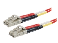 C2G LC-LC 62.5/125 OM1 Duplex Multimode Fiber Optic Cable (Plenum-Rated) - patch cable - 1 m - red