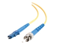 C2G 7m LC-ST 9/125 Simplex Single Mode OS2 Fiber Cable