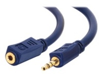 C2G Velocity 6ft Velocity 3.5mm M/F Stereo Audio Extension Cable