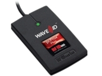 rf IDEAS WAVE ID Solo Keystroke HID iCLASS SE Black Reader