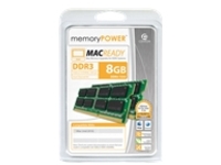 Centon memoryPOWER Mac Ready - DDR3 - kit - 8 GB: 2 x 4 GB - SO-DIMM 204-pin - 1333 MHz / PC3-10600 - unbuffered