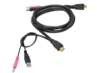 SIIG USB HDMI KVM Cable with Audio & Mic