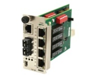 Transition Networks C6120 Series 4xT1/E1/J1 + 10/100 Ethernet Copper to Fiber Network Interface Device