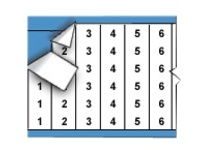 Brady Wire Marker Card Consecutive Numbers 1-33