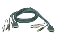 IOGEAR G2L7D03U - Keyboard / video / mouse / audio cable