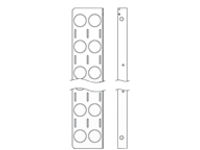 RackSolutions - Rack cable management panel