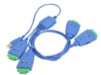 SIIG 4-Port Industrial USB to 422/485 Serial Adapter with 3KV Isolation