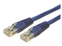 StarTech.com 6ft CAT6 Ethernet Cable, 10 Gigabit Molded RJ45 650MHz 100W PoE Patch Cord, CAT 6 10GbE UTP Network Cable with Strain Relief, Blue, Fluke Tested/Wiring is UL Certified/TIA