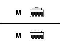 AddOn - Patch cable - RJ-45 (M) to RJ-45 (M)