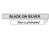 TAPES 9MM - BLK ON SILVER