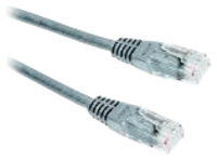 4XEM patch cable - 30.5 cm - gray