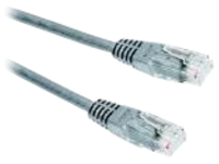 4XEM patch cable - 10.668 m - gray