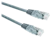 4XEM patch cable - 30.48 m - gray