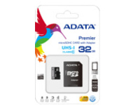 ADATA Premier UHS-I - Flash memory card (microSDHC to SD adapter included)