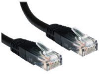 0.25M CAT 6 UTP MOULDED CABLE BLACK
