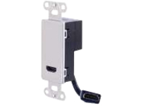 C2G HDMI Pass Through Decorative Wall Plate