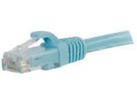 C2G 20ft Cat6a Snagless Unshielded (UTP) Network Patch Ethernet Cable-Aqua