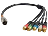 C2G RapidRun Component Video + Stereo Audio Flying Lead