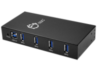 SIIG 4-Port Industrial USB 3.0 Hub with 15KV ESD Protection
