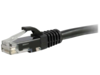 C2G 30ft Cat6a Snagless Unshielded (UTP) Network Patch Ethernet Cable-Black - patch cable - 9.14 m - black