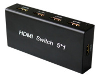 4XEM - video/audio switch - 5 ports