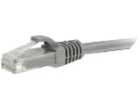 C2G 6in Cat6a Snagless Unshielded (UTP) Network Patch Ethernet Cable-Gray - patch cable - 15.2 cm - gray