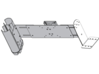 Capsa Healthcare - Mounting component (barcode scanner charging base shelf)