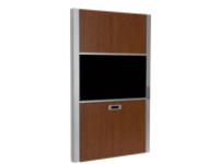 Capsa Healthcare Wall Cabinet Workstation