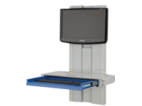 Capsa Healthcare Premium Slim Line w/Work Surface/Tech Box