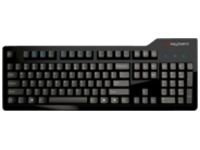Photo 1 of Das Keyboard Model S Professional Wired Mechanical Keyboard, Cherry MX Brown Mechanical Switches, 2-Port USB Hub, Laser Etched Keycaps (104 Keys, Black)