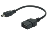USB 2.0 ADAPTER CABLE 0.2M CABL USB 2.0 ADAPTER CABLE 0.2M CABLUSB 2.0 CONFORM MINI B A ( )