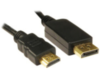 2MTR DISPLAY PORT M – HDMI M  