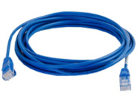 C2G Cat5e Snagless Unshielded (UTP) Slim Network Patch Cable - patch cable - 4.26 m - blue