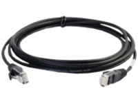 C2G 7ft Cat6 Ethernet Cable - Slim - Snagless Unshielded (UTP) - Black - patch cable - 2.13 m - black