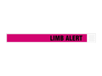 Zebra Tyvek Alert Wristbands