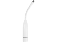 IS Series 6 in.15 cm.sin flex gooseneck wht w XLR
