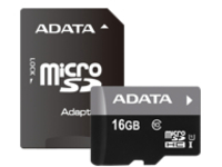 ADATA Premier - Flash memory card (microSDHC to SD adapter included)