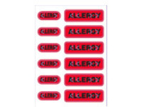 Zebra Spot Alert Labels - wristbands - 12000 label(s) - 63.5 x 88.9 mm