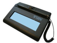 Topaz SigLite LCD BT 1x5 T-LBK460-BT2-R - signature terminal - Bluetooth