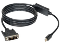 Tripp Lite 6ft Mini DisplayPort to DVI Adpater Converter Cable mDP to DVI 1920 x 1080 M/M 6' - display cable - 1.83 m