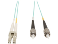 Tripp Lite 2M 10Gb Duplex Multimode 50/125 OM3 LSZH Fiber Optic Patch Cable LC/ST Aqua 6' 6ft 2 Meter - patch cable - 2…