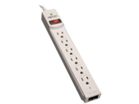 Tripp Lite Surge Protector Power Strip 6 Outlet RJ11 8&#x27; Cord 990 Joules