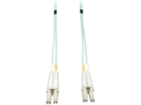 Tripp Lite 8M 10Gb Duplex Multimode 50/125 OM3 LSZH Fiber Patch Cable LC/LC Aqua 8 Meters