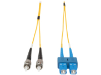 Tripp Lite 9M Duplex Singlemode 9/125 Fiber Optic Patch Cable SC/ST 30&#x27; 30ft 9 Meter