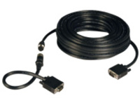 Tripp Lite 50ft VGA Coax Monitor Cable Easy Pull with RGB High Resolution HD15 M/M 50' - VGA cable kit - 15.2 m