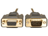 Tripp Lite 25ft VGA Monitor Extension Gold Cable Shielded HD15 M/F 25'