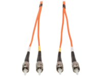 Tripp Lite 15M Duplex Multimode 62.5/125 Fiber Optic Patch Cable ST/ST 50' 50ft 15 Meter