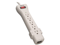 Tripp Lite Surge Protector Power Strip 120V 7 Outlet RJ11 6&#x27; Cord 1080 Joules